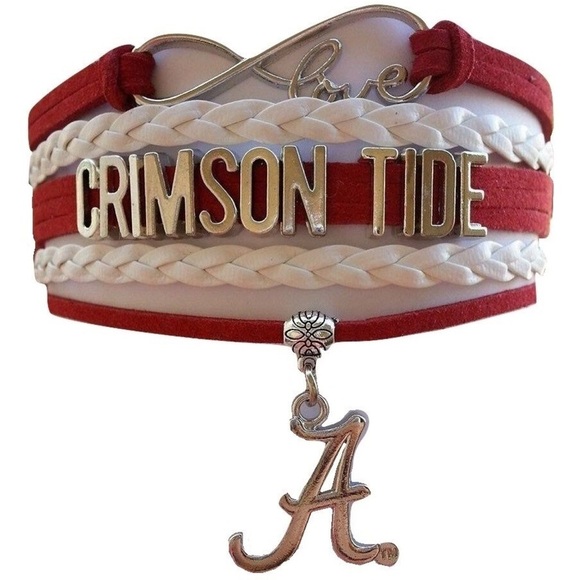 Jewelry - Alabama Red and White Crimson Tide Bracelet